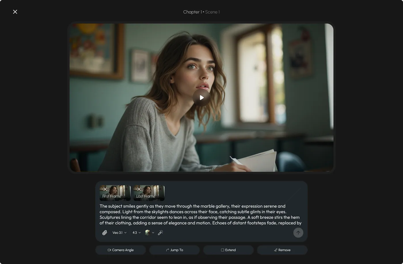 Vidorena video agent screen 2