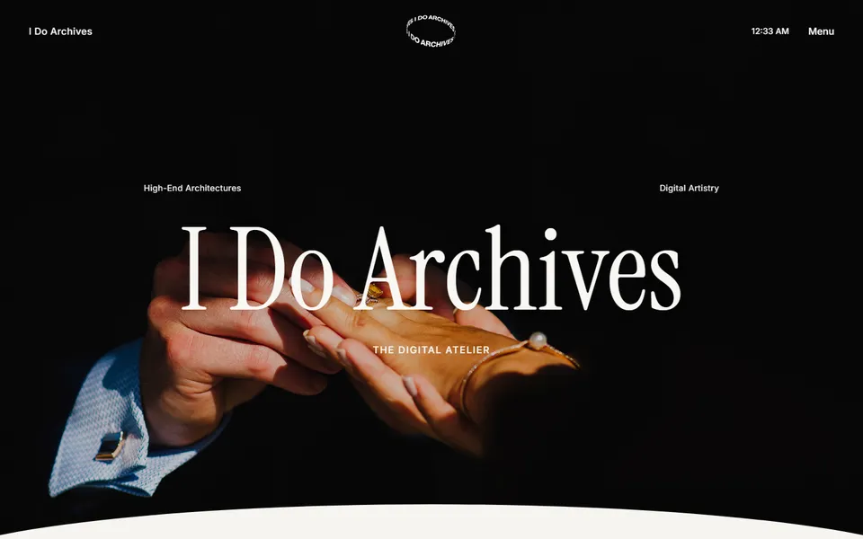 Screenshot of idoarchives.studio